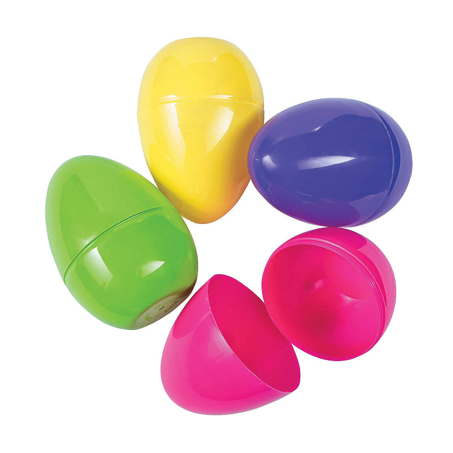 Amazon.com: Fun Express LargLarge Plastic Easter Eggs - Set of 12